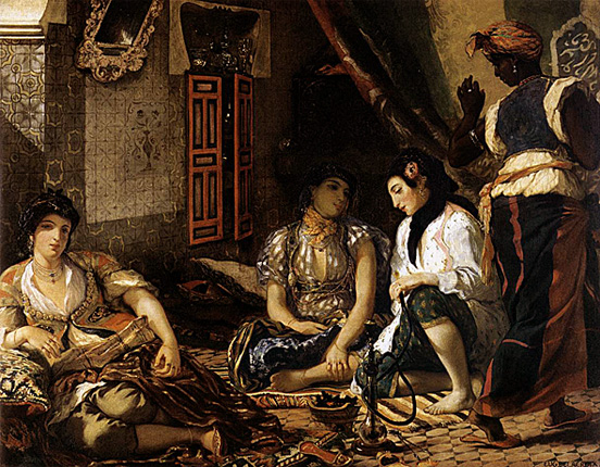 Mujeres de Argel, 1834, Eugène Delacroix