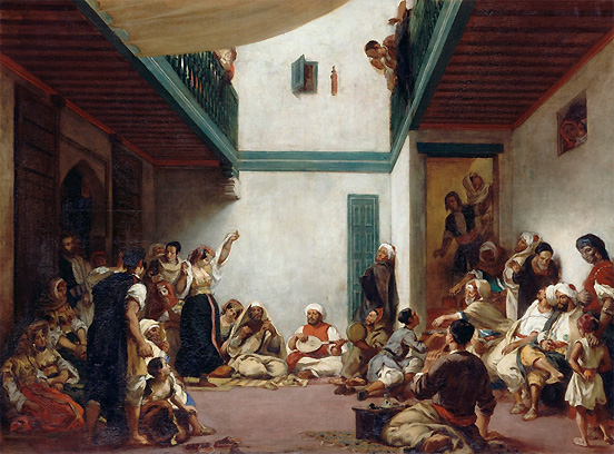 Noce juive dans le Maroc, Salon de 1841, Eugène Delacroix