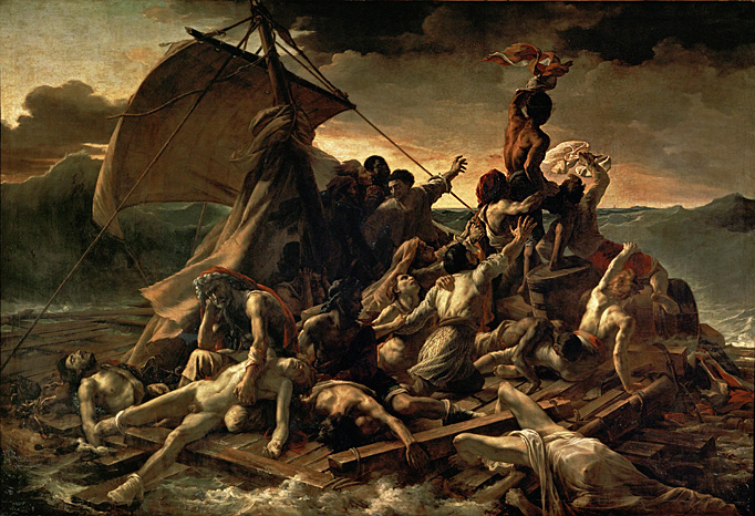 La balsa de la Medusa, 1818-1819, Géricault