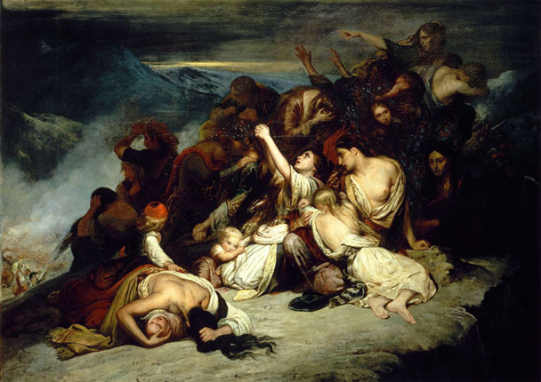 Mujeres Suliotas, Salón de 1827, Ary Scheffer