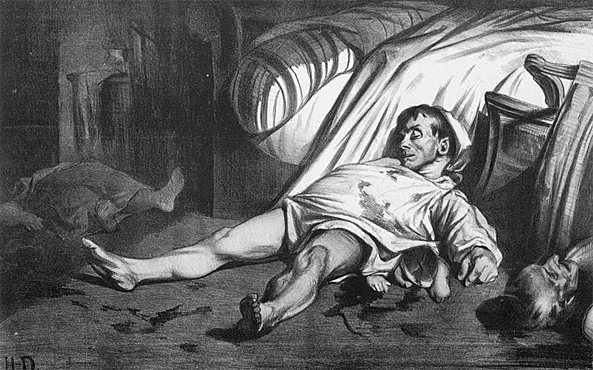 Masacre de la calle Transnonain, 1834, Honoré Daumier