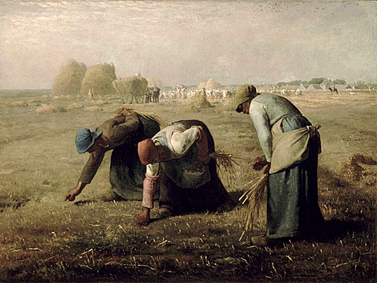 Les Glaneuses, 1857, Jean-François Millet, Paris, musée d'Orsay