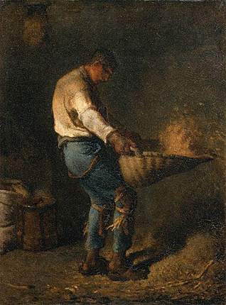 El aventador, 1848, Jean-François Millet