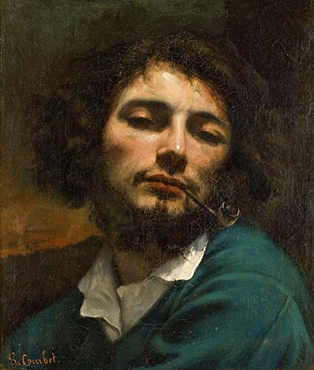 L'Homme à la pipe (autoportrait), 1846-1847, Gustave Courbet