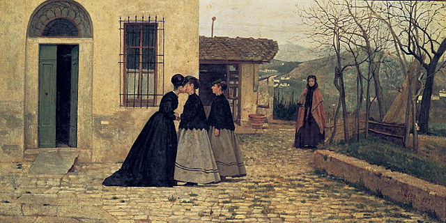 La visita, 1868, Silvestro Lega