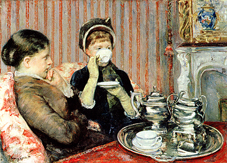 Le thé, 1880, Mary Cassatt