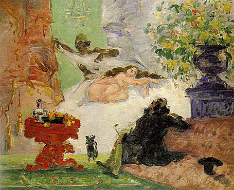 Una moderna Olimpia, c. 1873, Paul Cézanne 
