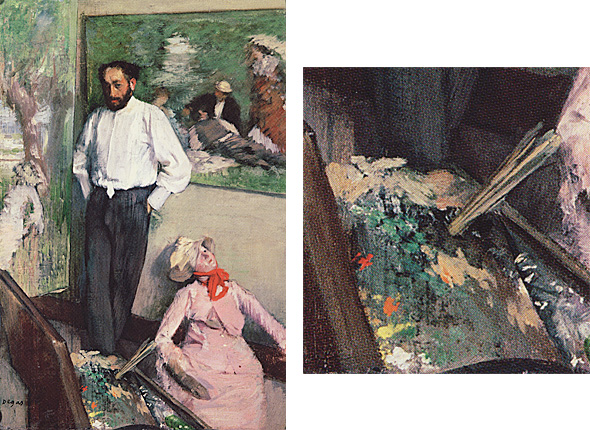 Henri Michel-Lévy dans son atelier, 1879, Edgar Degas
