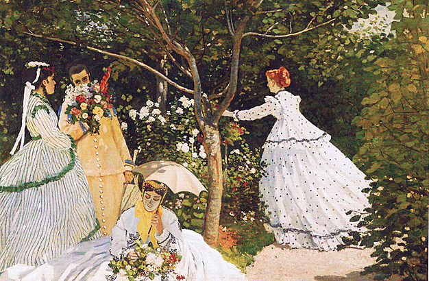 Mujeres en el jardín, 1866-1867 Claude Monet