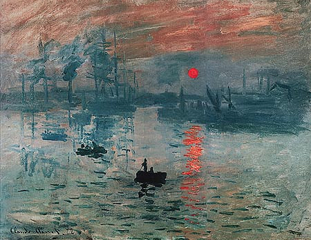  Impresión, sol naciente, 1872-1873, Claude Monet