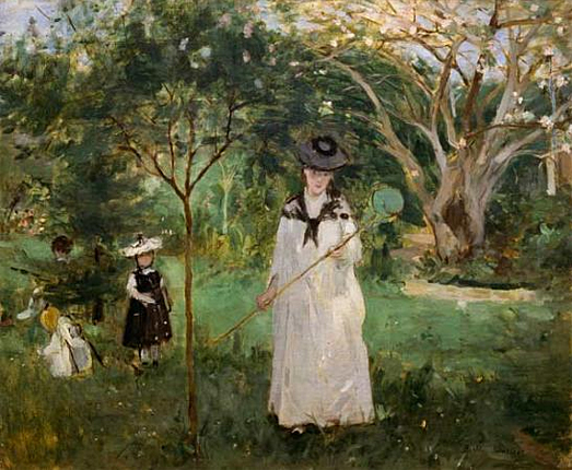 La Chasse aux papillons, 1874, Berthe Morisot