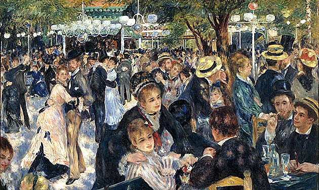 Baile en el Moulin de la Galette, 1876, Auguste Renoir