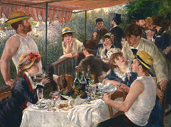 Déjeuner des canotiers, 1880-1881, Pierre-Auguste Renoir