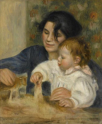 Gabrielle et Jean, vers 1895, Pierre-Auguste Renoir