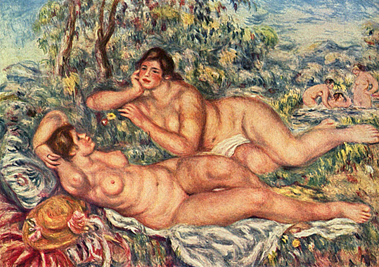 Les Baigneuses, 1918-1919, Pierre-Auguste Renoir