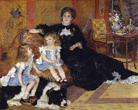 Mme Charpentier et ses enfants, 1878, Pierre-Auguste Renoir
