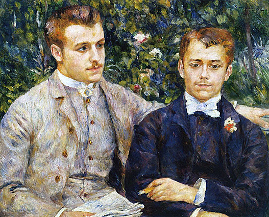 Portrait de Charles et Georges Durand-Ruel, 1882, Pierre-Auguste Renoir