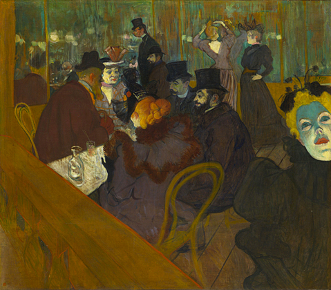Au Moulin-Rouge, 1892, Henri de Toulouse-Lautrec, Chicago, The Art Institute