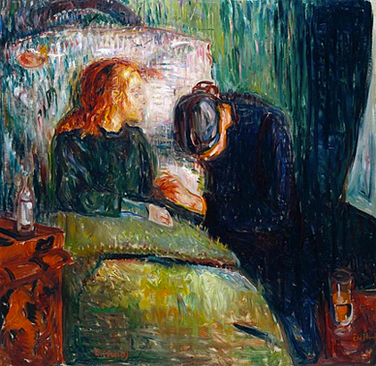 La niña enferma, 1907, Edvard Munch