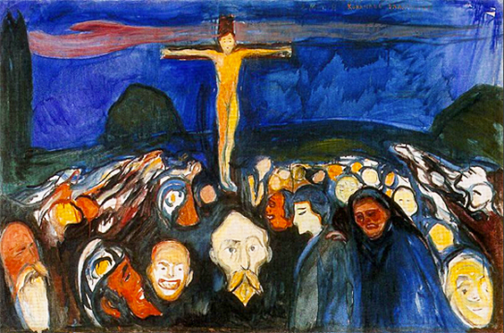 Golgotha, 1900, Edvard Munch (Oslo, Munch Museum)