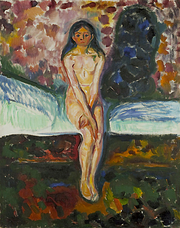 Puberté, 1895, Edvard Munch