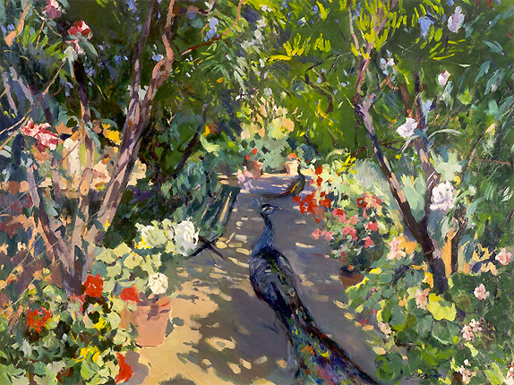 Le jardin du peintre, 1901, Joaquim Mir