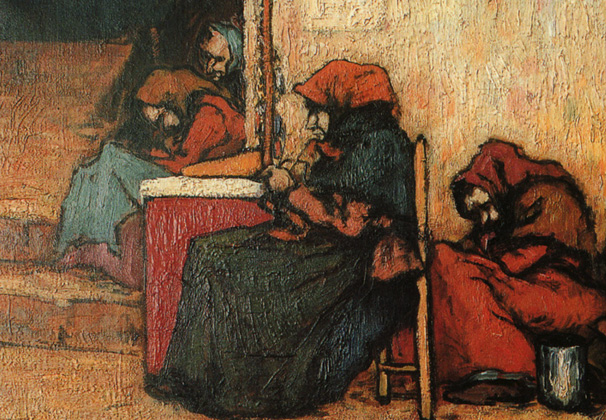 La soupe des pauvres, détail, 1899, Isidre Nonell