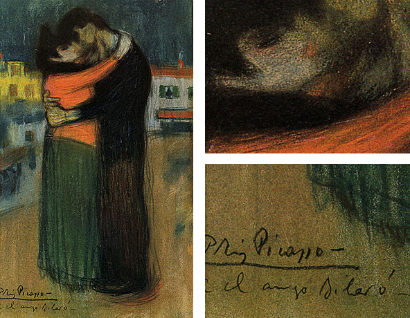 L'étreinte, 1900, Pablo Picasso