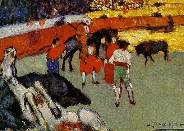Corrida, 1901, Pablo Picasso