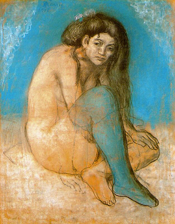 Nu aux jambes croisées, 1903, Pablo Picasso
