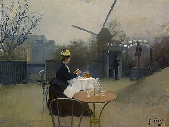 Repas en plein air, vers 1890, Ramon Casas