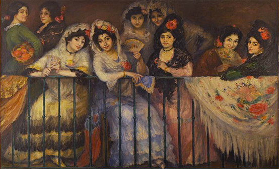 Loge aux arènes, 1904, Ricard Canals 