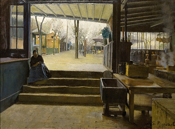 Laboratoire de la Galette, 1890-1891, Santiago Rusiñol