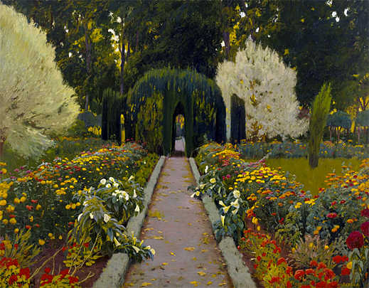 Jardin d'Aranjuez, 1907, Santiago Rusiñol 