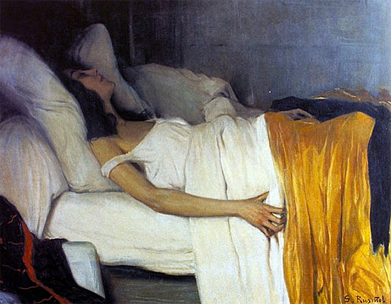 La morfina, 1894, Santiago Rusiñol