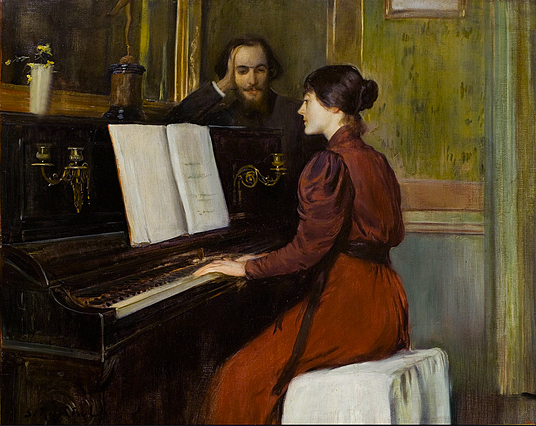 La romança, París, 1894, Santiago Rusiñol