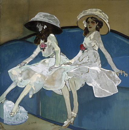 Las dos hermanas, h. 1910, Xavier Gosé