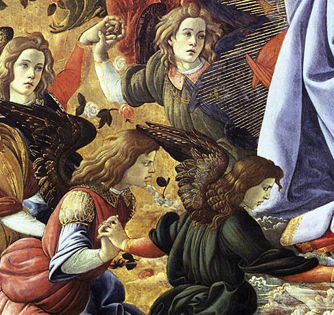 Coronación de la Virgen, 1488-1490, Sandro Botticelli