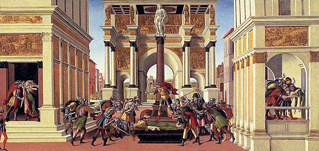 Histoire de Lucrèce, 1500-1504, Sandro Botticelli, Boston