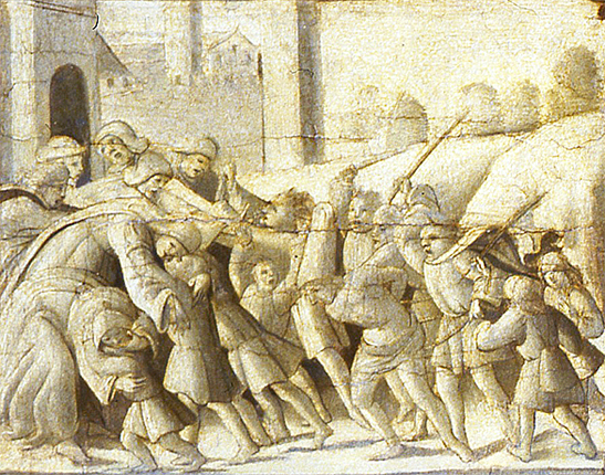 Botticelli, Historia de Virginia, detalle