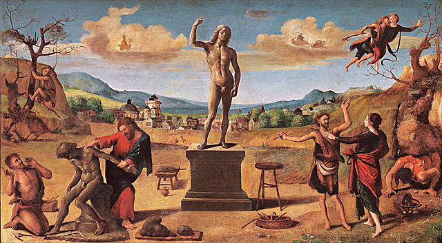 El mito de Prometeo, 1510, Piero di Cosimo