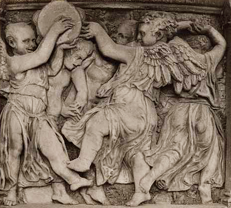 Danza de angelotes, 1428, Donatello