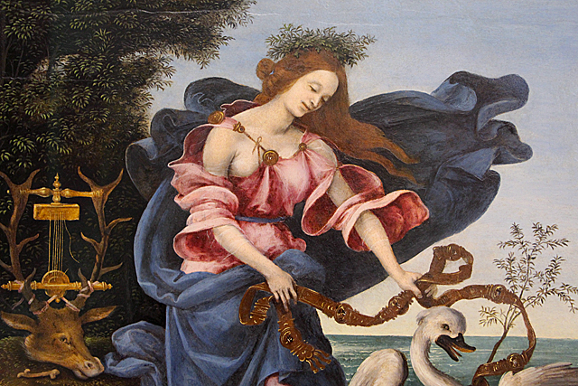 Alegoría de la música (musa Erato), 1500, Filippino Lippi