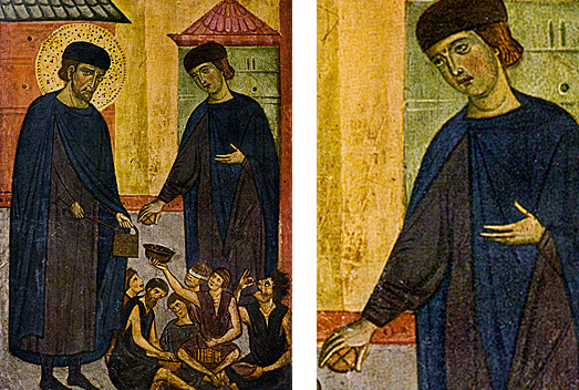 Scènes de la vie du bienheureux Andrea Gallerani, vers 1275, attribué à Guido da Siena