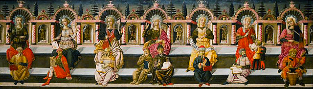 Las Siete Artes Liberales, 1460, Giovanni di ser Giovanni, Lo Scheggia