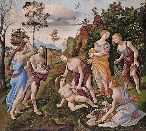 La caída de Vulcano, 1490, Piero di Cosimo