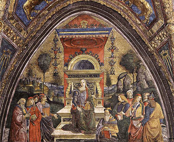 L’Arithmétique, 1492-1494, Pinturicchio