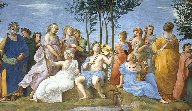  Raphaël, Le Parnasse, 1509-11