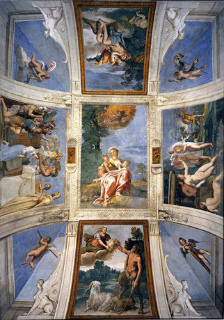 Escenas con la historia de Diana, 1609, Domenichino