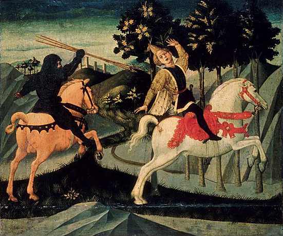Muerte de Absalón, 1455, Pesellino